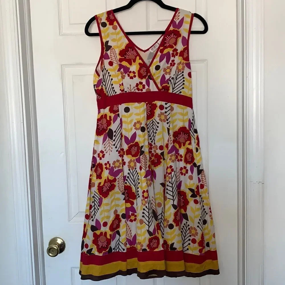 Vintage Funky People Floral Sundress
